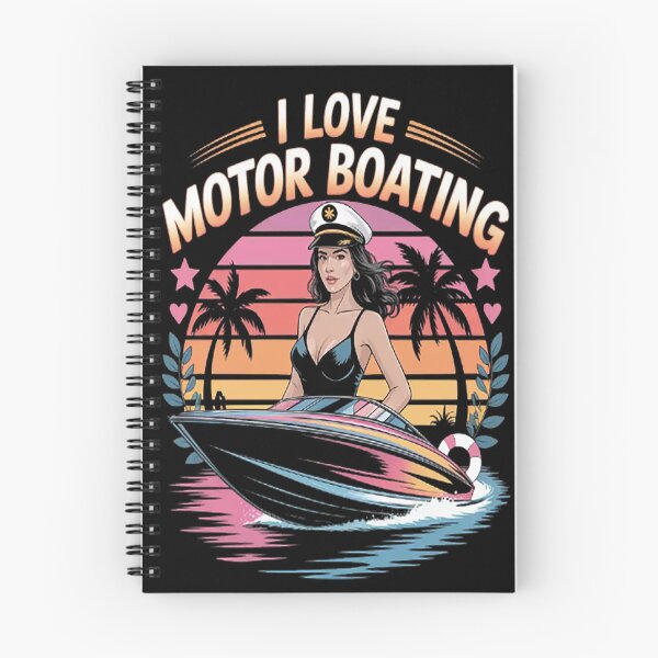 Item preview, I Love Motor Boating Boat Captain Boater Life designed and sold by gandebro.