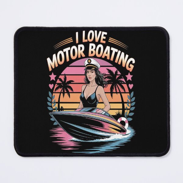 Item preview, I Love Motor Boating Boat Captain Boater Life designed and sold by gandebro.