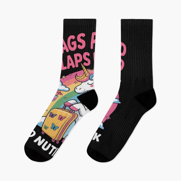 Item preview, Girls Bags Packed Unicorn Funny Inappropriate Vacation designed and sold by FluoroWave.