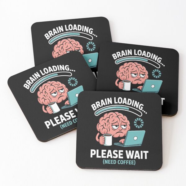 Item preview, Brain Loading - Need Coffee designed and sold by mandiana.