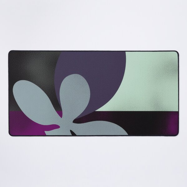 Item preview, Deep Violet Abstract Floral designed and sold by joycrysstudio.