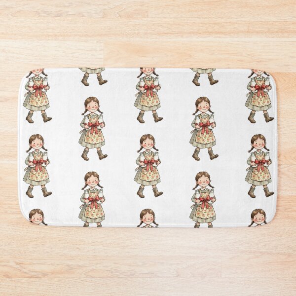 Item preview, Vintage Grocery Girl: Milk Bottle Delivery Girl designed and sold by bapupa.