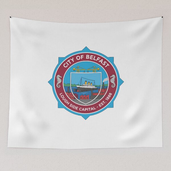 Item preview, Belfast City Emblem Lough Side Capital Est 1888 designed and sold by k3rstman1.