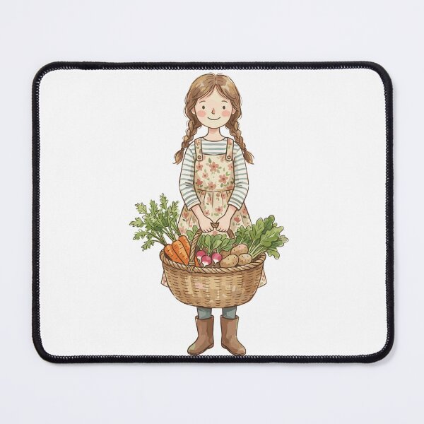 Item preview, Vintage Grocery Girl: Produce Basket Helper designed and sold by bapupa.