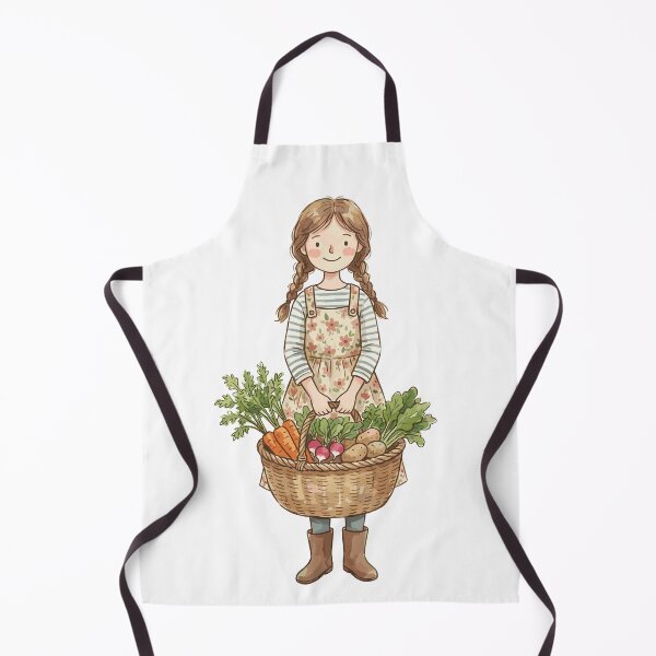 Item preview, Vintage Grocery Girl: Produce Basket Helper designed and sold by bapupa.