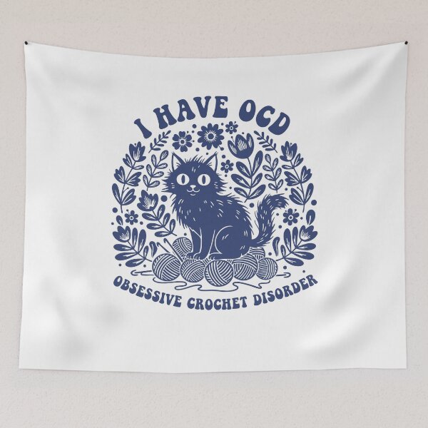 Item preview, I Have OCD Obsessive Crochet Disorder Knitting designed and sold by LuminOrb.