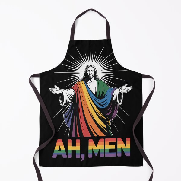 Item preview, Funny LGBT Gay Pride Jesus Rainbow Flag Christian designed and sold by Botagazghlat.