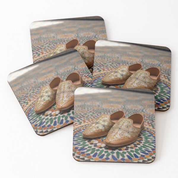 Item preview, Elegant Moroccan Babouche & Zellij Mosaic Art designed and sold by designwiss.