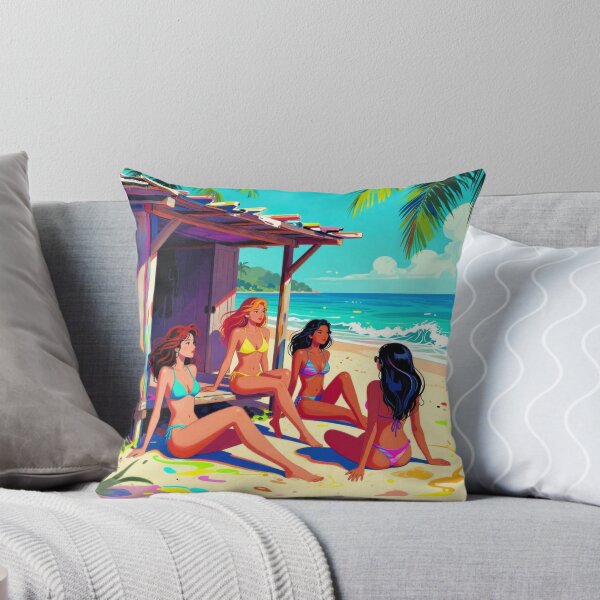 Item preview, Bikini girls on beach designed and sold by JackFreestone.
