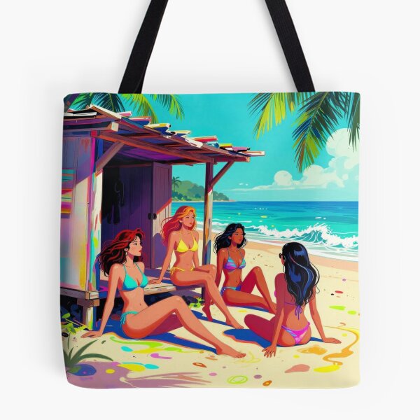 Item preview, Bikini girls on beach designed and sold by JackFreestone.