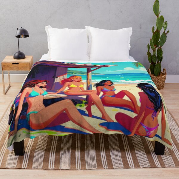 Item preview, Bikini girls on beach designed and sold by JackFreestone.