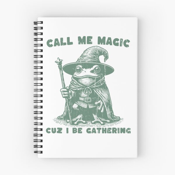 Item preview, Call Me Magic Cuz I Be Gathering, Funny Wizard Frog Meme designed and sold by Torionrad.