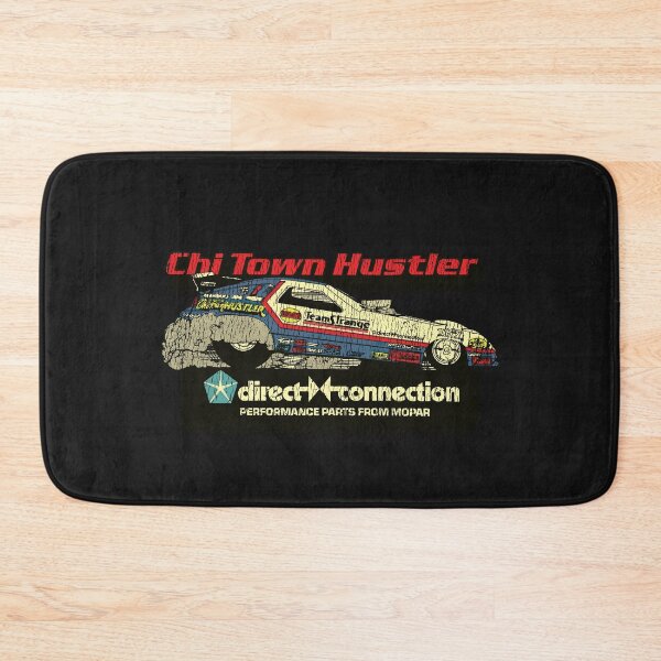 Item preview, Vintage drag racing - 1982 Chi Town Hustler Funny Car -Gnarly, aged, burnout print designed and sold by retropetrol.