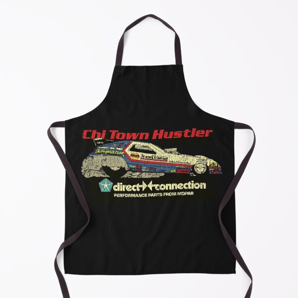 Item preview, Vintage drag racing - 1982 Chi Town Hustler Funny Car -Gnarly, aged, burnout print designed and sold by retropetrol.