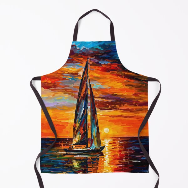 Item preview, Sailboat at Sunset - Colorful Nautical Art Sea and Sky designed and sold by Velvetia.