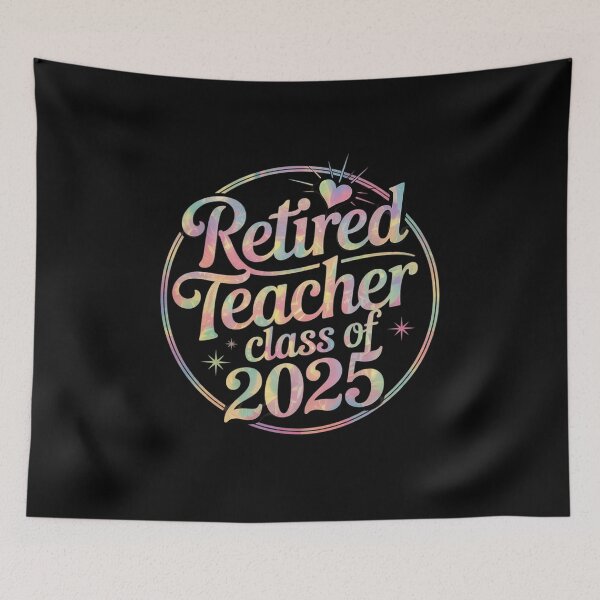 Item preview, Retired Teacher Class Of 2025 Tie Dye Retirement 2 designed and sold by angolinnArt.