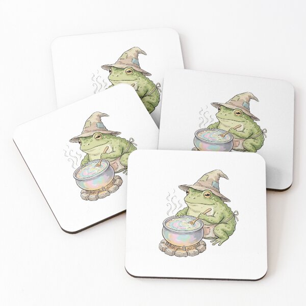 Item preview, Whimsigoth Art: Grumpy Toad's Spell designed and sold by bapupa.