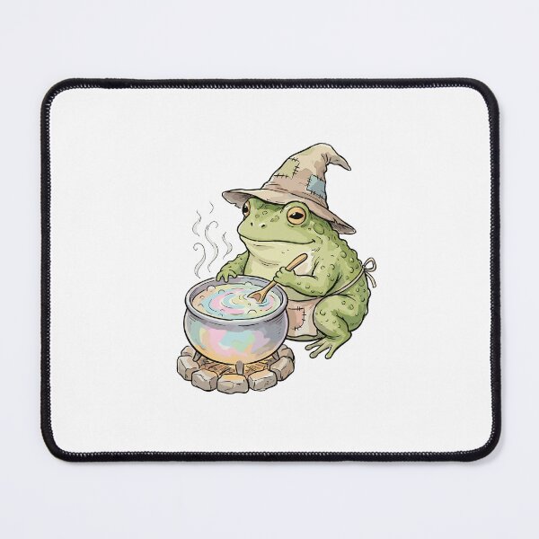 Item preview, Whimsigoth Art: Grumpy Toad's Spell designed and sold by bapupa.