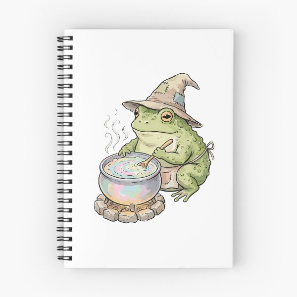 Item preview, Whimsigoth Art: Grumpy Toad's Spell designed and sold by bapupa.