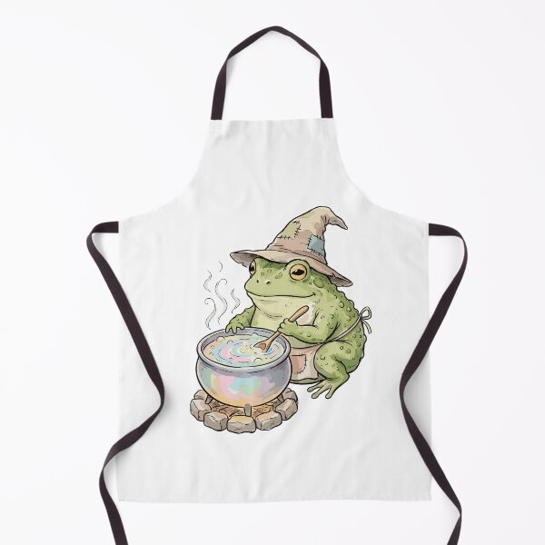 Item preview, Whimsigoth Art: Grumpy Toad's Spell designed and sold by bapupa.