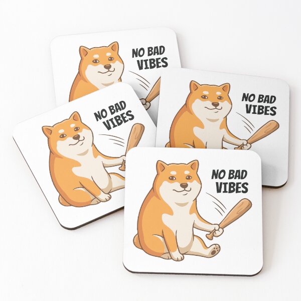 Item preview, No Bad Vibes Bonk Dog Meme designed and sold by Petzzz.