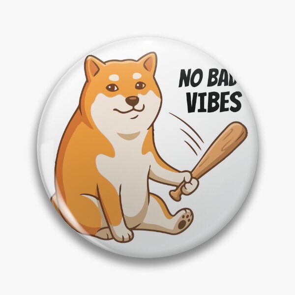 Item preview, No Bad Vibes Bonk Dog Meme designed and sold by Petzzz.