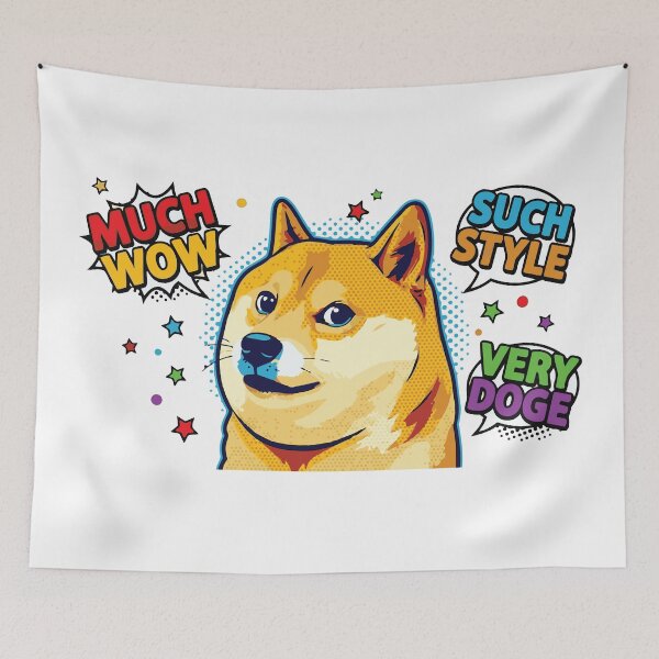 Item preview, Much Wow Such Style Doge Meme designed and sold by Petzzz.