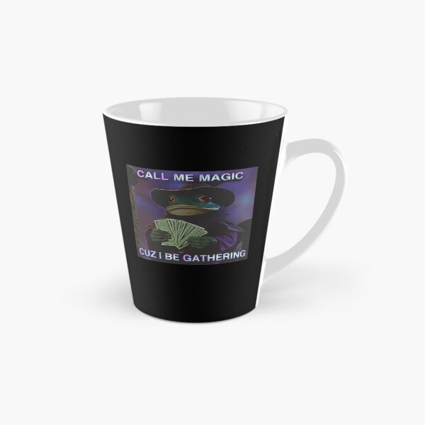 Item preview, Call Me Magic Cuz I Be Gathering, Funny Wizard Frog Meme designed and sold by Torionrad.