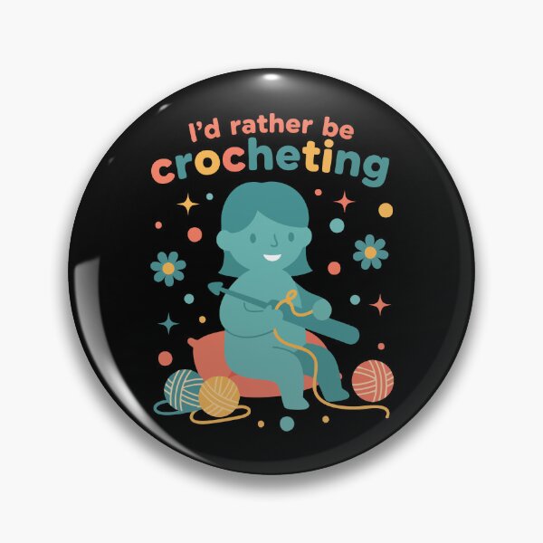 Item preview, Id Rather Be Crocheting Funny Crochet Lover Yarn designed and sold by LuminOrb.