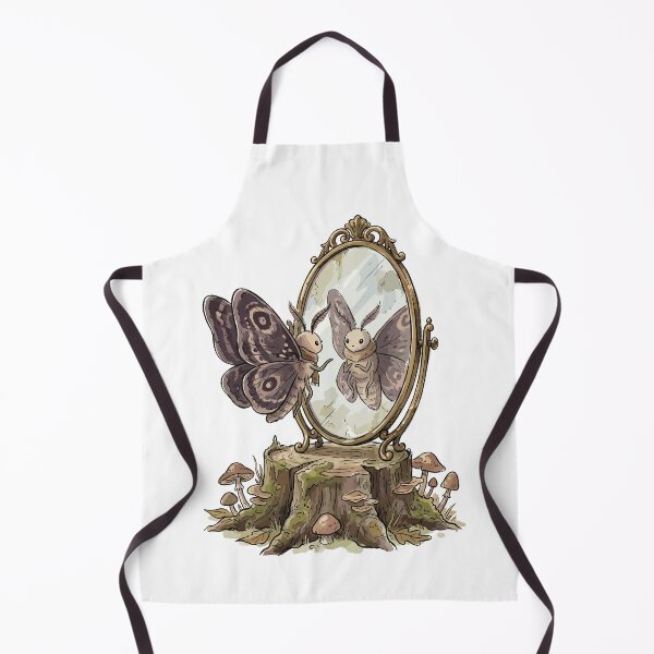 Item preview, Whimsigoth Art: Moth's Moonlit Mirror designed and sold by bapupa.