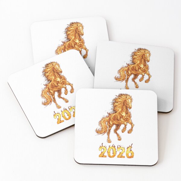 Item preview, Fire Horse 2026 – Flaming Zodiac Horse Digital Art Design designed and sold by Baby Adee Collective.