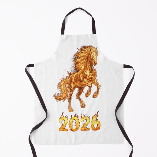 Item preview, Fire Horse 2026 – Flaming Zodiac Horse Digital Art Design designed and sold by Baby Adee Collective.