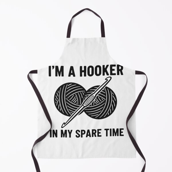 Item preview, Funny Crochet Lover Im A Hooker In My Spare Time designed and sold by LuminOrb.