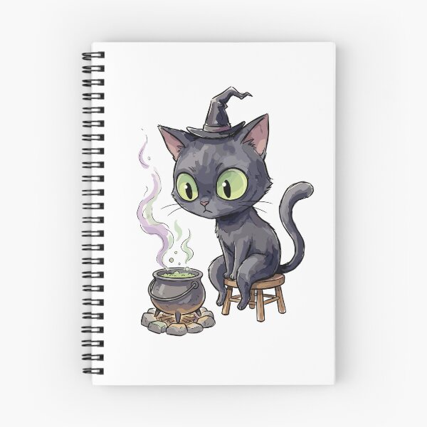 Item preview, Cute Witchcraft Art: Familiar Cat's Brew designed and sold by bapupa.