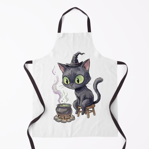 Item preview, Cute Witchcraft Art: Familiar Cat's Brew designed and sold by bapupa.