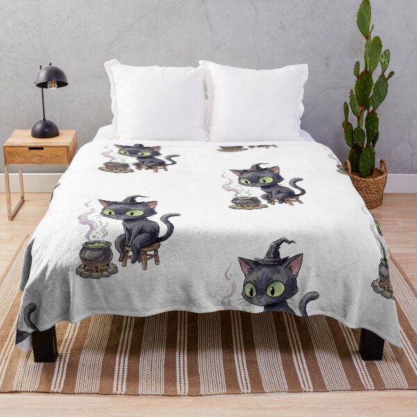 Item preview, Cute Witchcraft Art: Familiar Cat's Brew designed and sold by bapupa.