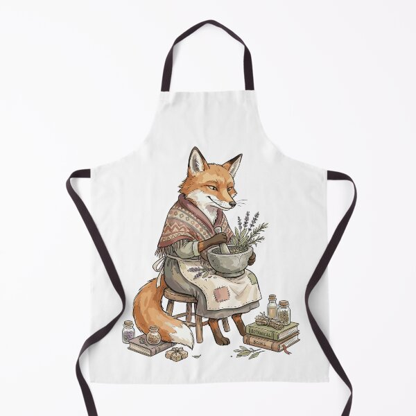 Item preview, Cute Witchcraft Art: Fox and the Mortar designed and sold by bapupa.