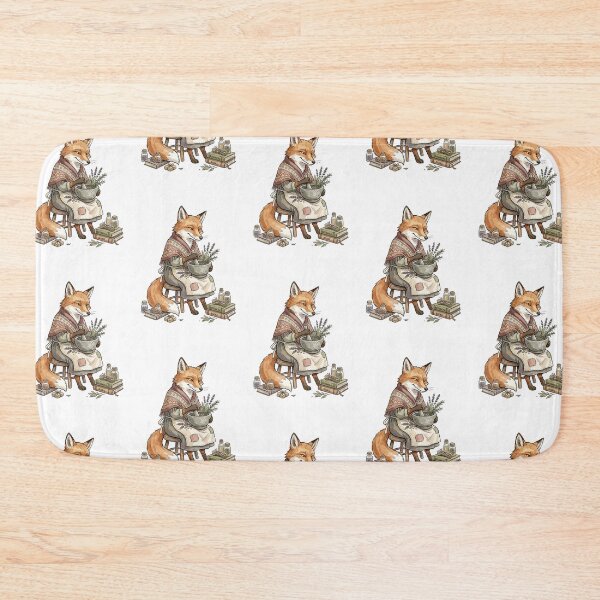 Item preview, Cute Witchcraft Art: Fox and the Mortar	 designed and sold by bapupa.