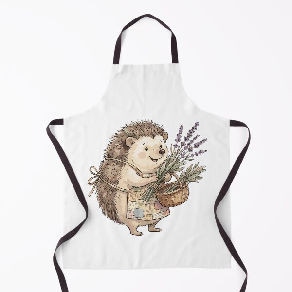 Item preview, Cute Witchcraft Art: Hedgehog Herb Gatherer designed and sold by bapupa.