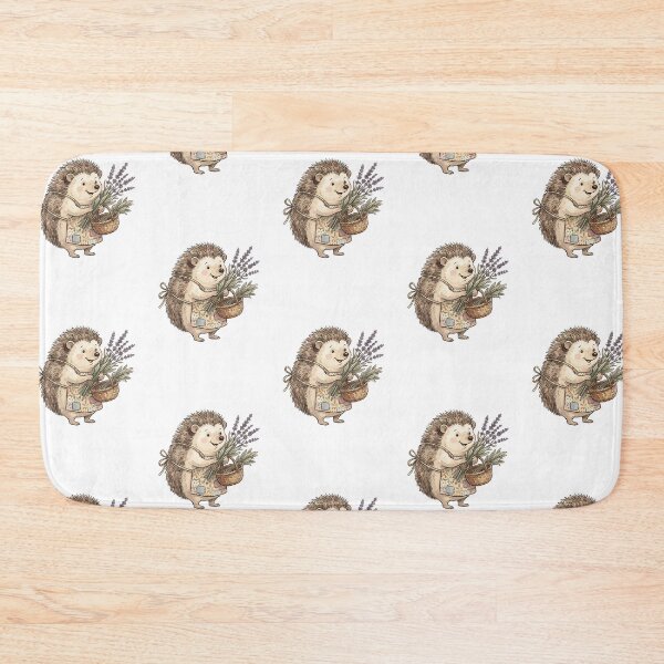 Item preview, Cute Witchcraft Art: Hedgehog Herb Gatherer designed and sold by bapupa.