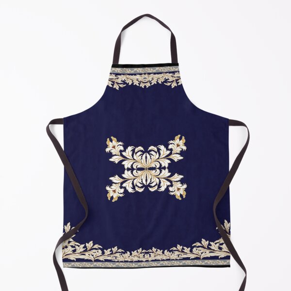 Item preview, Blue Persian rug design featuring elegant traditional floral and ornamental motifs with a refined vintage aesthetic. designed and sold by Line-Aura.