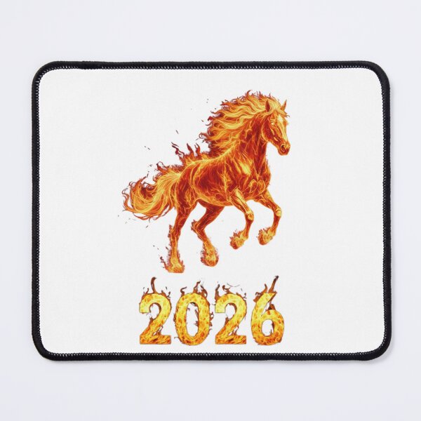 Item preview, Running Fire Horse 2026 – Year of the Horse Flame Artwork designed and sold by Baby Adee Collective.