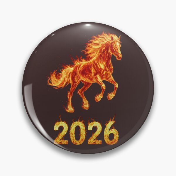 Item preview, Running Fire Horse 2026 – Year of the Horse Flame Artwork designed and sold by Baby Adee Collective.