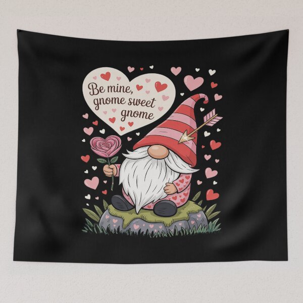 Item preview, Gnome Flower Valentines Day Love Valentine Gnomes Rose designed and sold by Voidbinder.