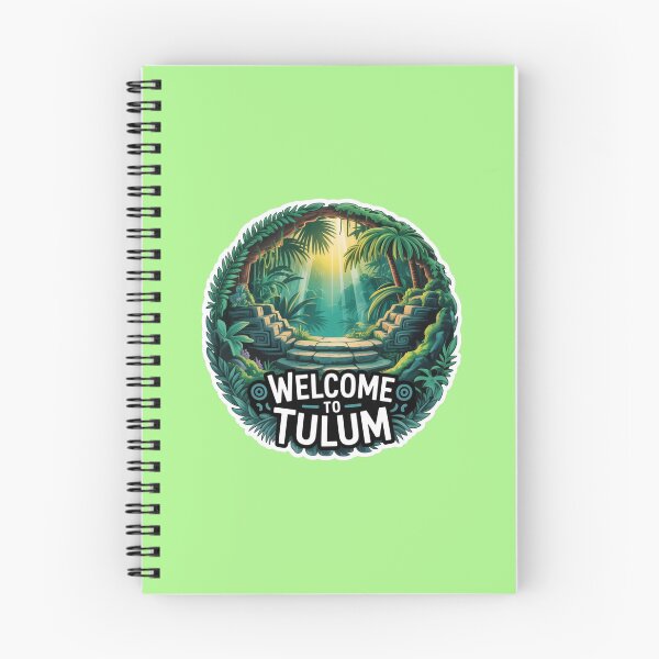 Item preview, Tulum Jungle Portal Sticker – Tropical Travel Adventure Design designed and sold by Timeless Design.