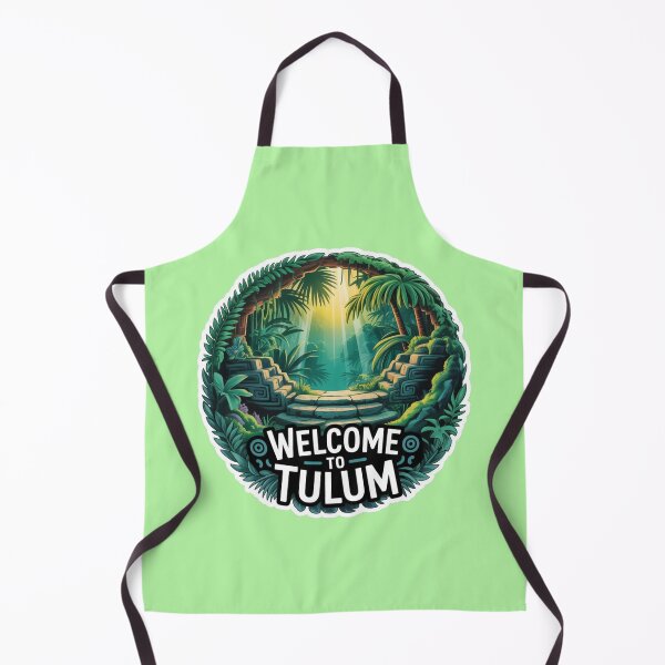 Item preview, Tulum Jungle Portal Sticker – Tropical Travel Adventure Design designed and sold by Timeless Design.