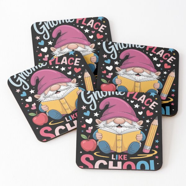 Item preview, Gnome Place Like School Colorful Gnome Lover Teacher Student designed and sold by Voidbinder.