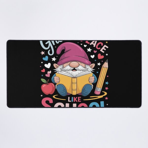 Item preview, Gnome Place Like School Colorful Gnome Lover Teacher Student designed and sold by Voidbinder.