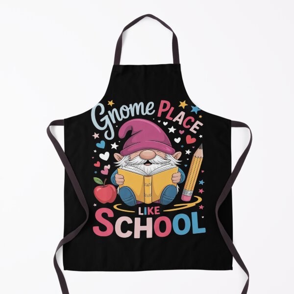 Item preview, Gnome Place Like School Colorful Gnome Lover Teacher Student designed and sold by Voidbinder.