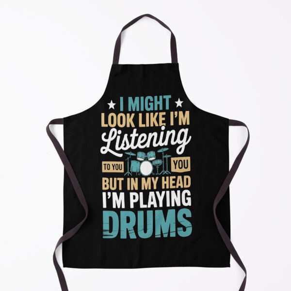 Item preview, I Might Look Like I'm Listening To You Music Drums designed and sold by gandebro.